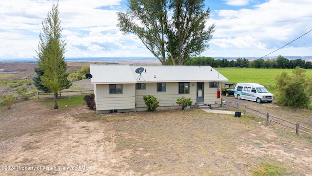 view of ranch-style home