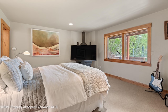 554 Sinclair Rd, Snowmass Village, CO 81615 - carpeted bedroom featuring baseboards and recessed lighting