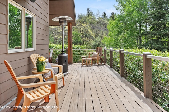 554 Sinclair Rd, Snowmass Village, CO 81615 - view of wooden terrace