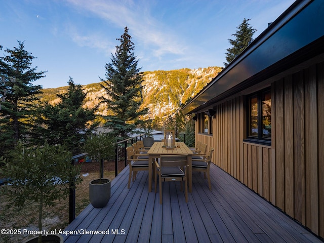 51 Roaring Fork Dr, Aspen, CO 81611 - deck featuring outdoor dining space