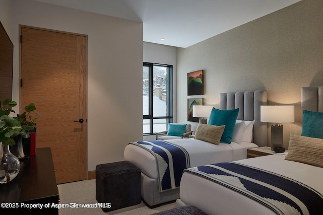 77 Wood Rd Unit 306-51, Snowmass Village, CO 81615 - carpeted bedroom with recessed lighting
