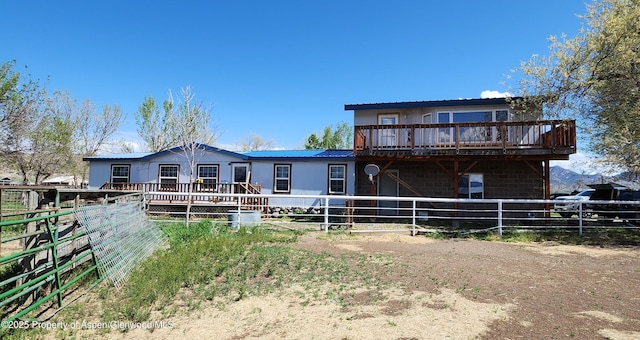449 County Road 223, Rifle, CO 81650 - back of property with metal roof