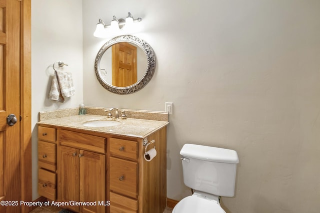 383 Faas Ranch Rd, New Castle, CO 81647 - bathroom featuring toilet and vanity