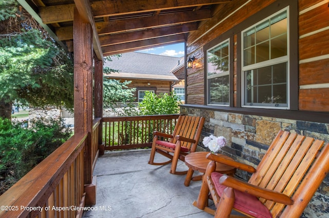 383 Faas Ranch Rd, New Castle, CO 81647 - view of porch