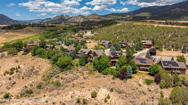 383 Faas Ranch Rd, New Castle, CO 81647 - aerial view of residential area with a mountainous background