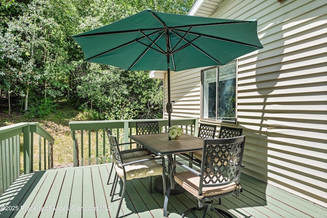 131 Aspen St, Redstone, CO 81623 - deck featuring outdoor dining space