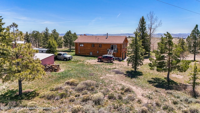 31 Ridge Dr, Craig, CO 81625 - view of yard featuring a mountain view