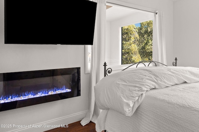 1024 E Cooper Ave Unit 8, Aspen, CO 81611 - bedroom with baseboards and wood finished floors