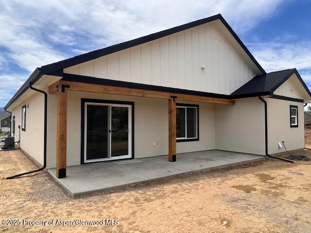 326 W 30th St, Rifle, CO 81650 - back of property featuring a patio and central air condition unit