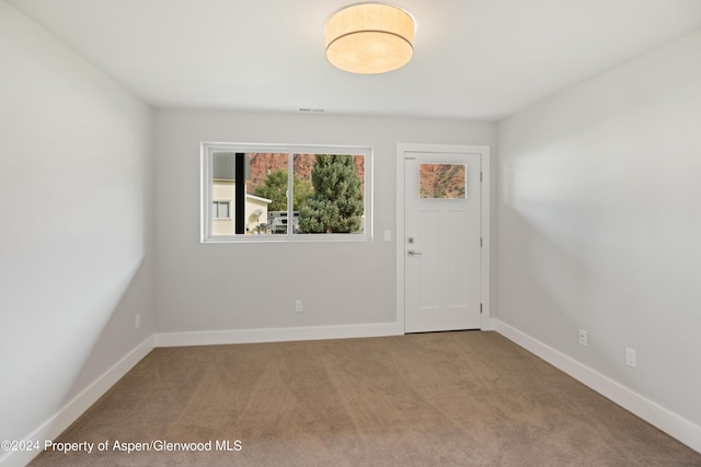 empty room featuring carpet