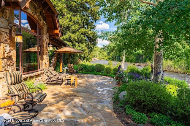 view of patio