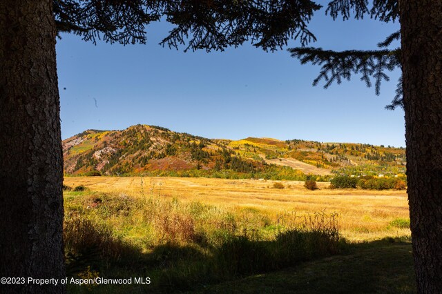 view of mountain feature