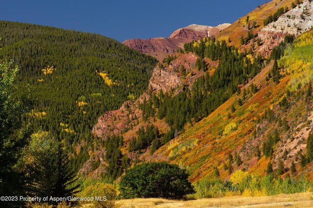 view of mountain feature