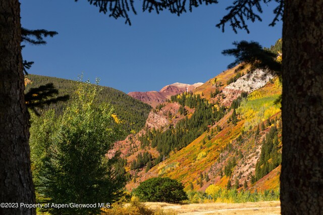 view of mountain feature