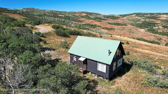 3547 Timberlane Dr Lot 586, Craig, CO 81625 - aerial view of property and surrounding area with mountains