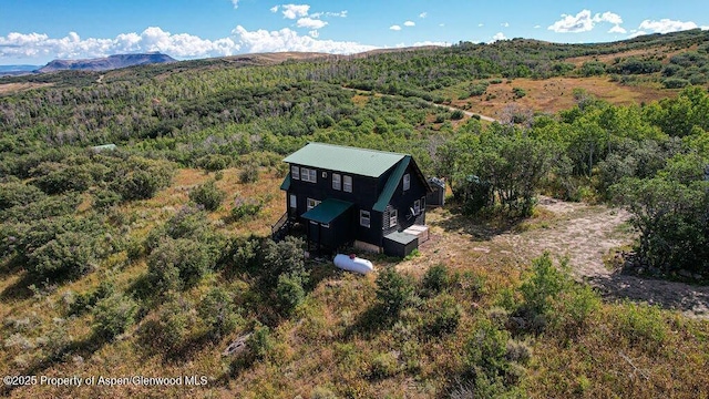 3547 Timberlane Dr Lot 586, Craig, CO 81625 - view from above of property with a forest and a mountainous background