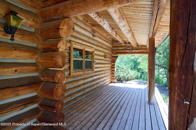 63 Alexander Ave, Snowmass, CO 81654 - view of wooden deck