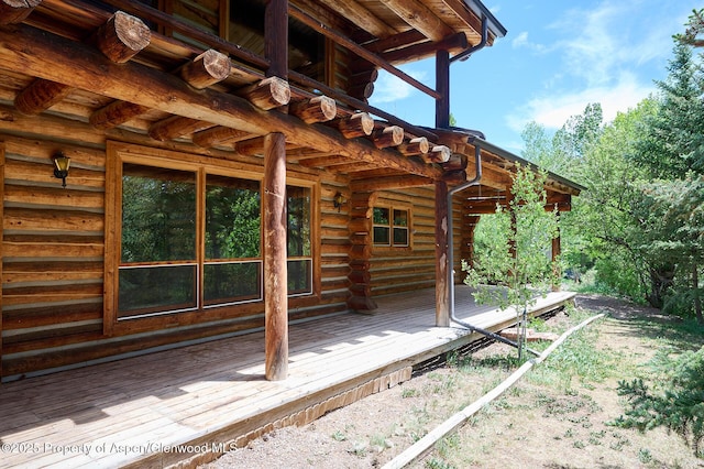 63 Alexander Ave, Snowmass, CO 81654 - view of wooden deck