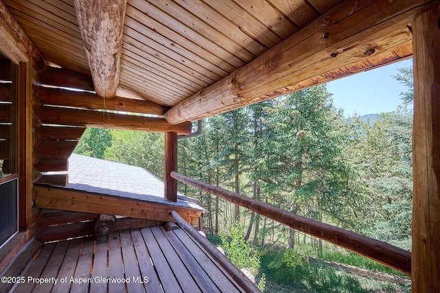 63 Alexander Ave, Snowmass, CO 81654 - view of wooden deck