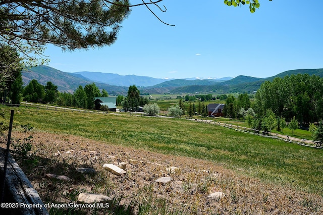 63 Alexander Ave, Snowmass, CO 81654 - view of mountain backdrop featuring rural landscape