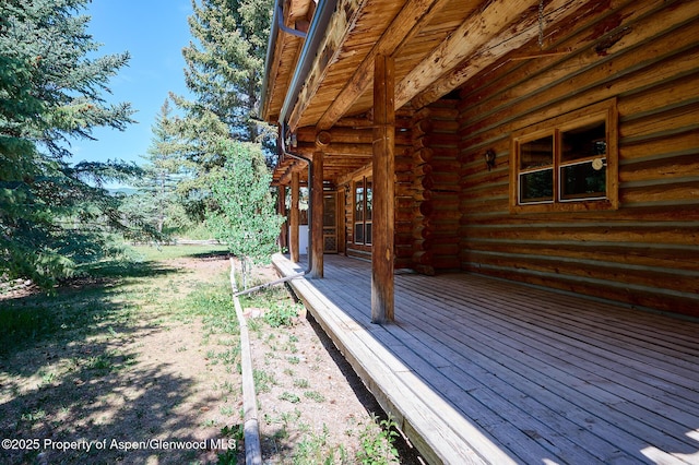 63 Alexander Ave, Snowmass, CO 81654 - view of wooden deck