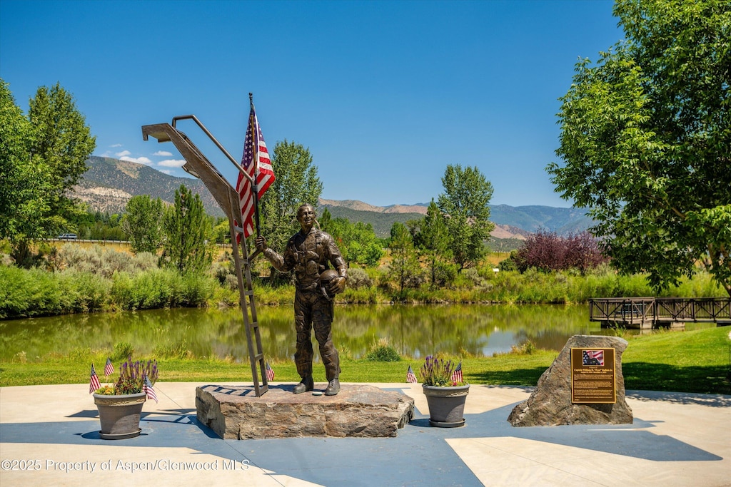 315 Riverview Dr Unit 1801, New Castle, CO 81647 - surrounding community featuring a water and mountain view