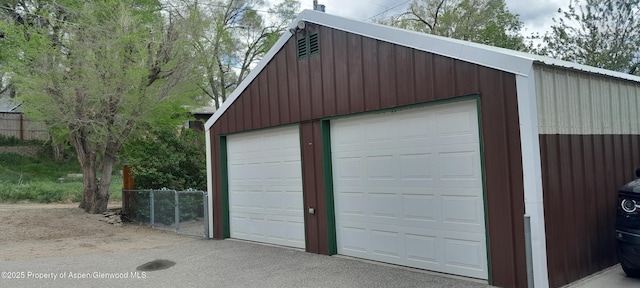 595 Colorado St, Craig, CO 81625 - detached garage featuring fence