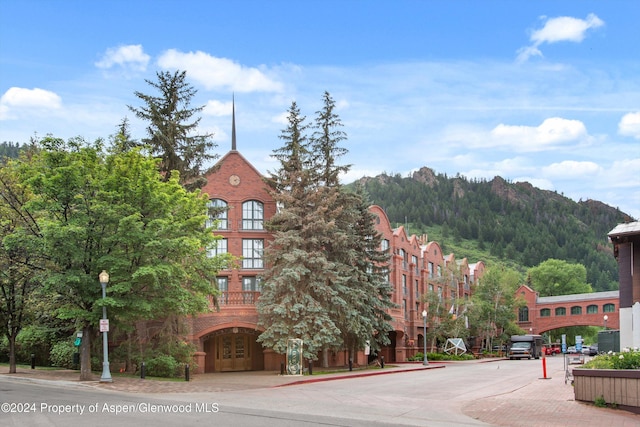 view of property featuring a mountain view