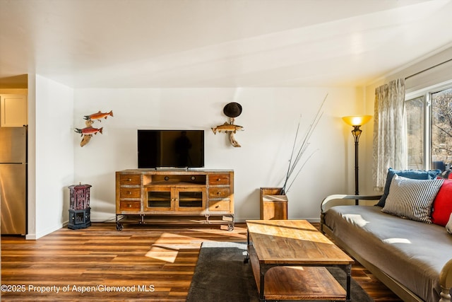 3215 Hager Ln Unit 2, Glenwood Springs, CO 81601 - living room with baseboards and wood finished floors