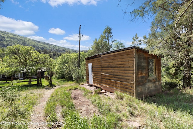 116 S Bill Creek Rd, Carbondale, CO 81623 - view of outdoor structure with a mountain view