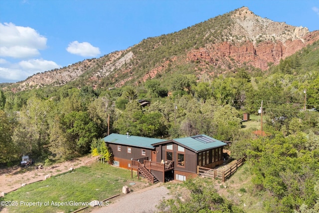 116 S Bill Creek Rd, Carbondale, CO 81623 - mountain view featuring a forest