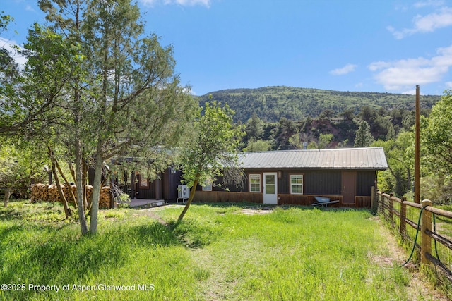 116 S Bill Creek Rd, Carbondale, CO 81623 - view of front of property featuring a metal roof and a mountain view