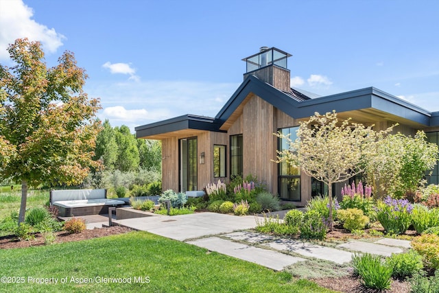 33 St Finnbar Farm Rd, Carbondale, CO 81623 - back of house featuring a yard and a chimney