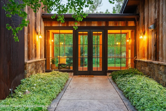 236 Bristlecone Dr, Carbondale, CO 81623 - entrance to property featuring french doors