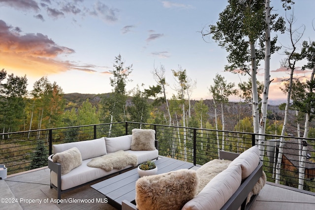 exterior space with a balcony