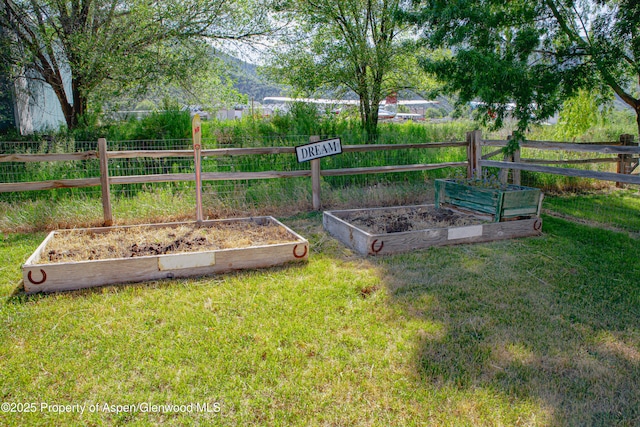 1913 Colorow Rd, Glenwood Springs, CO 81601 - view of yard featuring a vegetable garden
