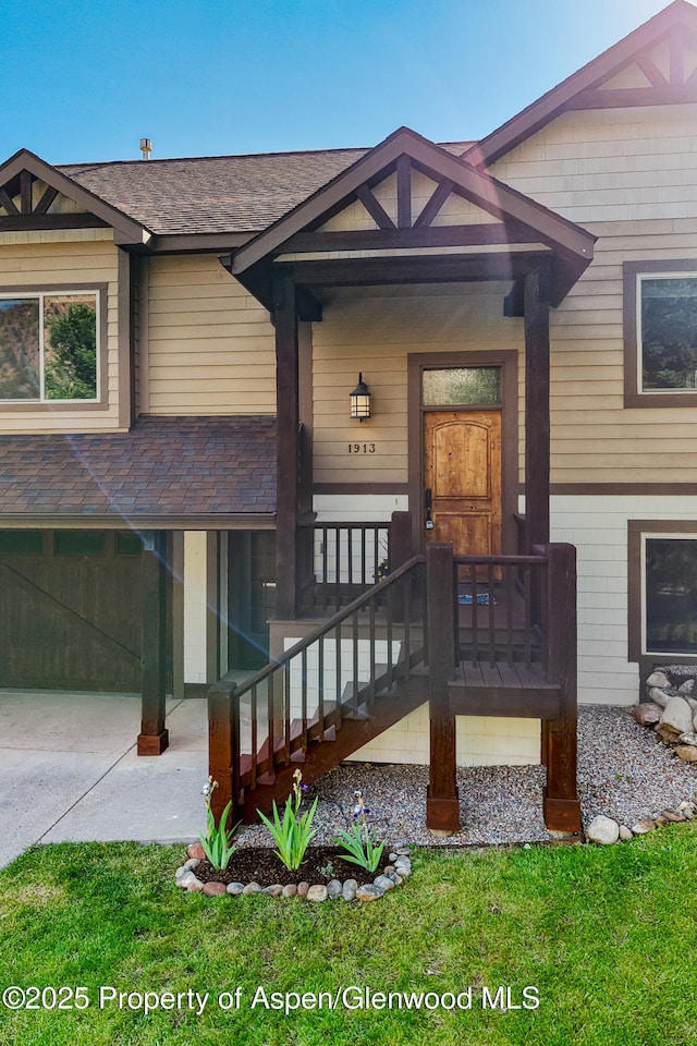 1913 Colorow Rd, Glenwood Springs, CO 81601 - entrance to property with roof with shingles