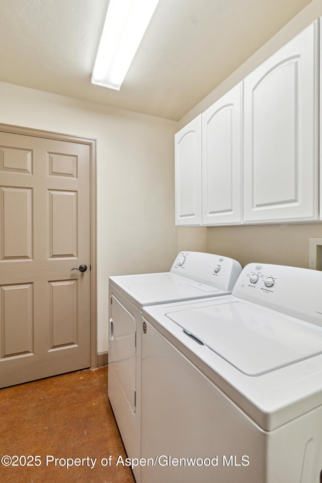 1913 Colorow Rd, Glenwood Springs, CO 81601 - washroom with cabinet space and washer and dryer