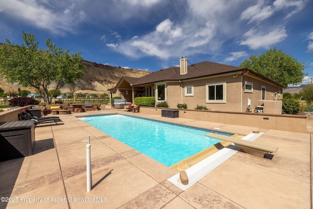759 36 3/10 Rd, Palisade, CO 81526 - view of pool with a patio area and a diving board