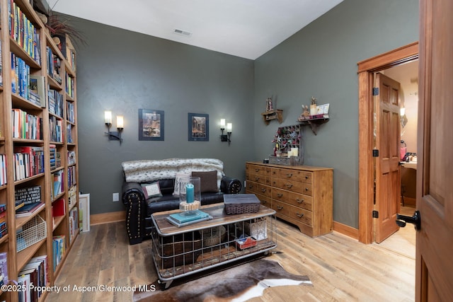 759 36 3/10 Rd, Palisade, CO 81526 - living area with wood finished floors and baseboards