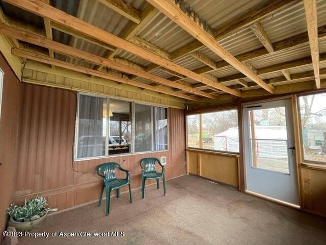 84 Veatch Ave, Maybell, CO 81640 - view of unfurnished sunroom
