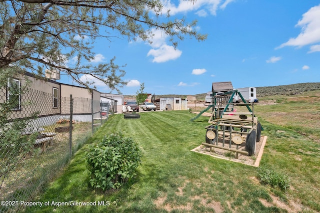 400 Behrman St, Craig, CO 81625 - view of yard with a playground and a residential view