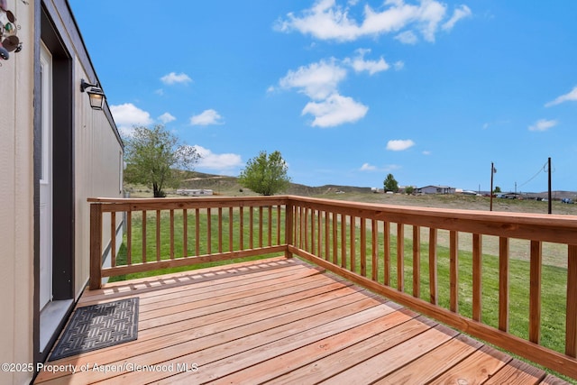 400 Behrman St, Craig, CO 81625 - wooden deck with a yard