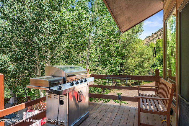 2755 Lower River Rd, Snowmass, CO 81654 - deck featuring a grill