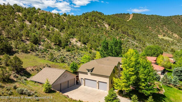 263 Dolores Cir, Glenwood Springs, CO 81601 - view from above of property with a heavily wooded area