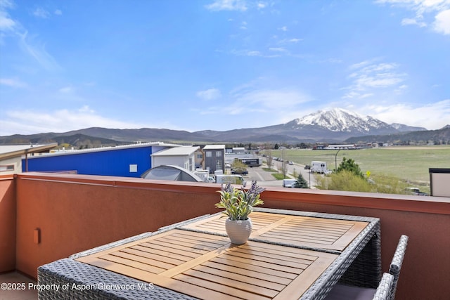 2633 Dolores Way, Carbondale, CO 81623 - balcony featuring a mountain view