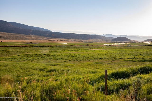 property view of mountains with a rural view