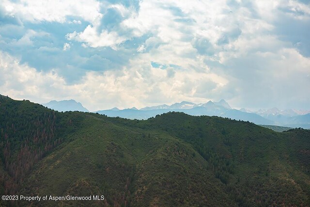 2800 Cedar Dr, Basalt, CO 81621 - view of mountain backdrop with a heavily wooded area