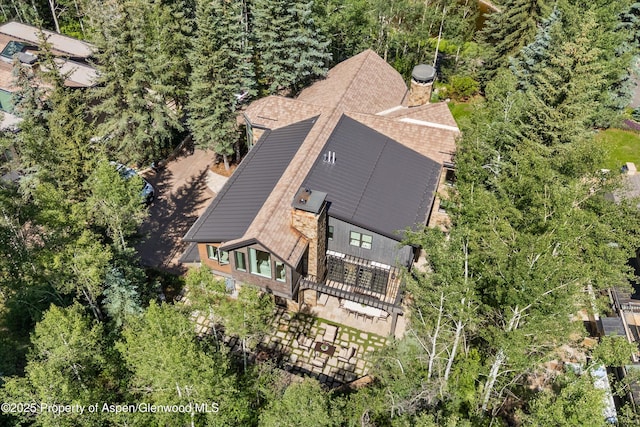 10 Ute Pl, Aspen, CO 81611 - aerial view of property and surrounding area