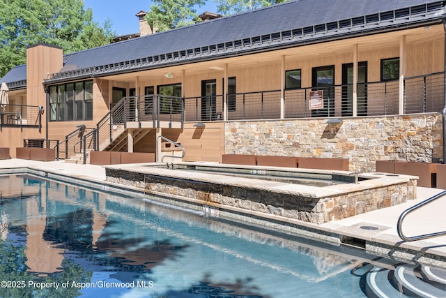 35 Upper Woodbridge Rd Unit 34Cd, Snowmass Village, CO 81615 - outdoor pool with stairs